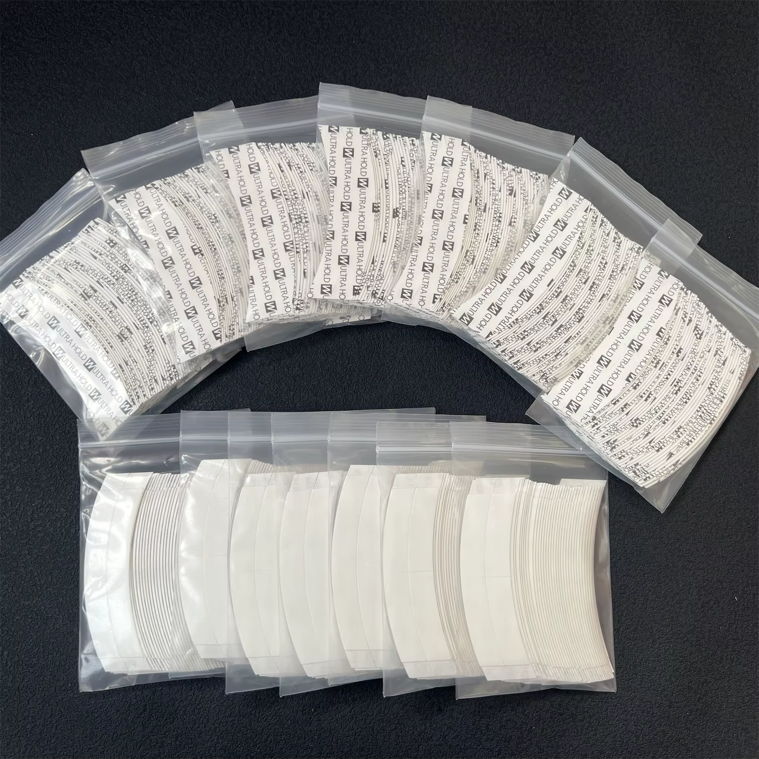 1/5/10/15 Packs de Bandes Adhésives Ultra Fortes Double Face pour Systèmes Capillaires, Super Adhési