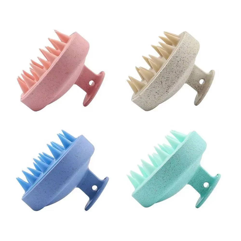 Brosse à shampoing en Silicone, brosse de Massage corporel, bain-douche, outil de Salon de coiffure,