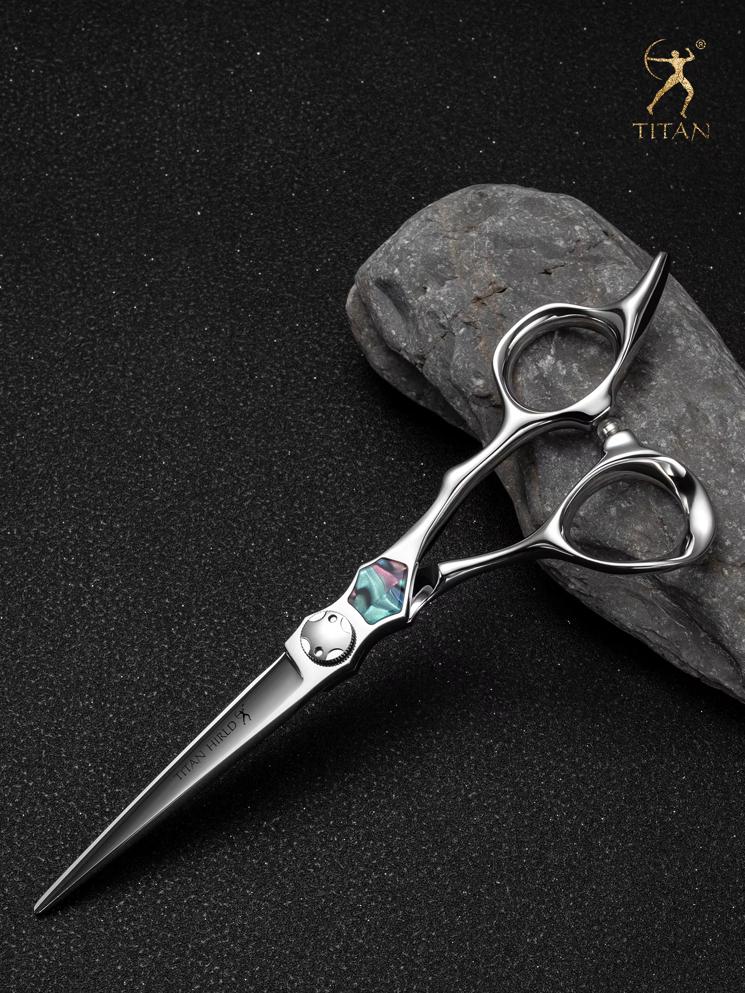 Ciseaux de coiffeur Titan, ciseaux de coiffure de qualité professionnelle pour stylistes, coupe fine