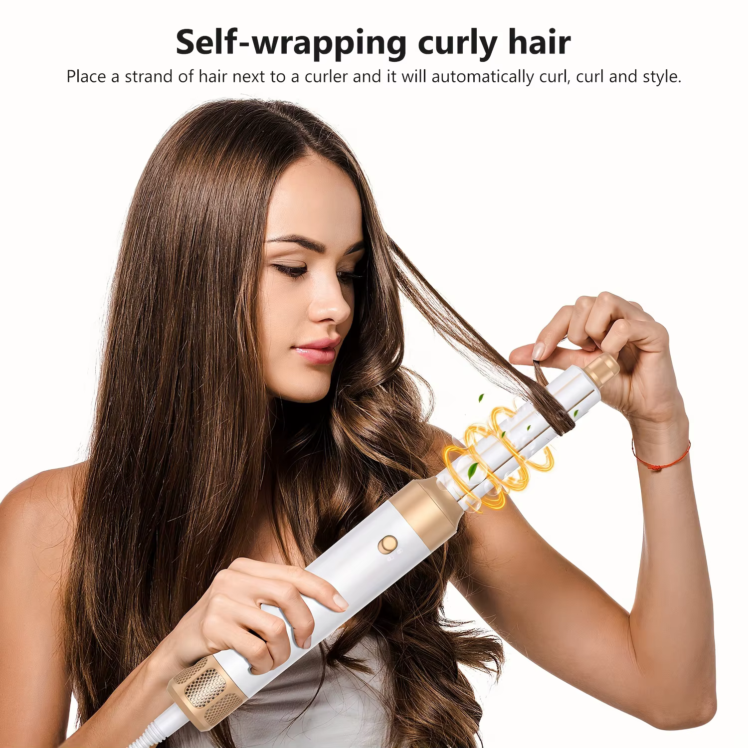 Sèche-cheveux ionique à haute vitesse avec poignée amovible, brosse à air chaud, outils de coiffure,