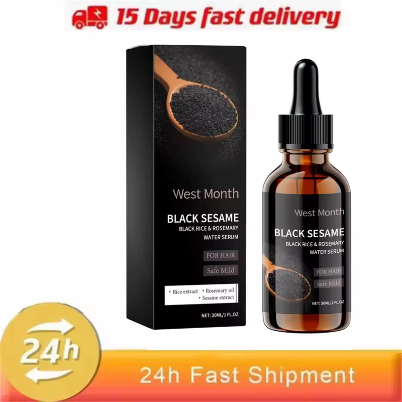 Sérum Anti-gris blanc pour cheveux, liquide blanc à noir, réparation de couleur naturelle, produits
