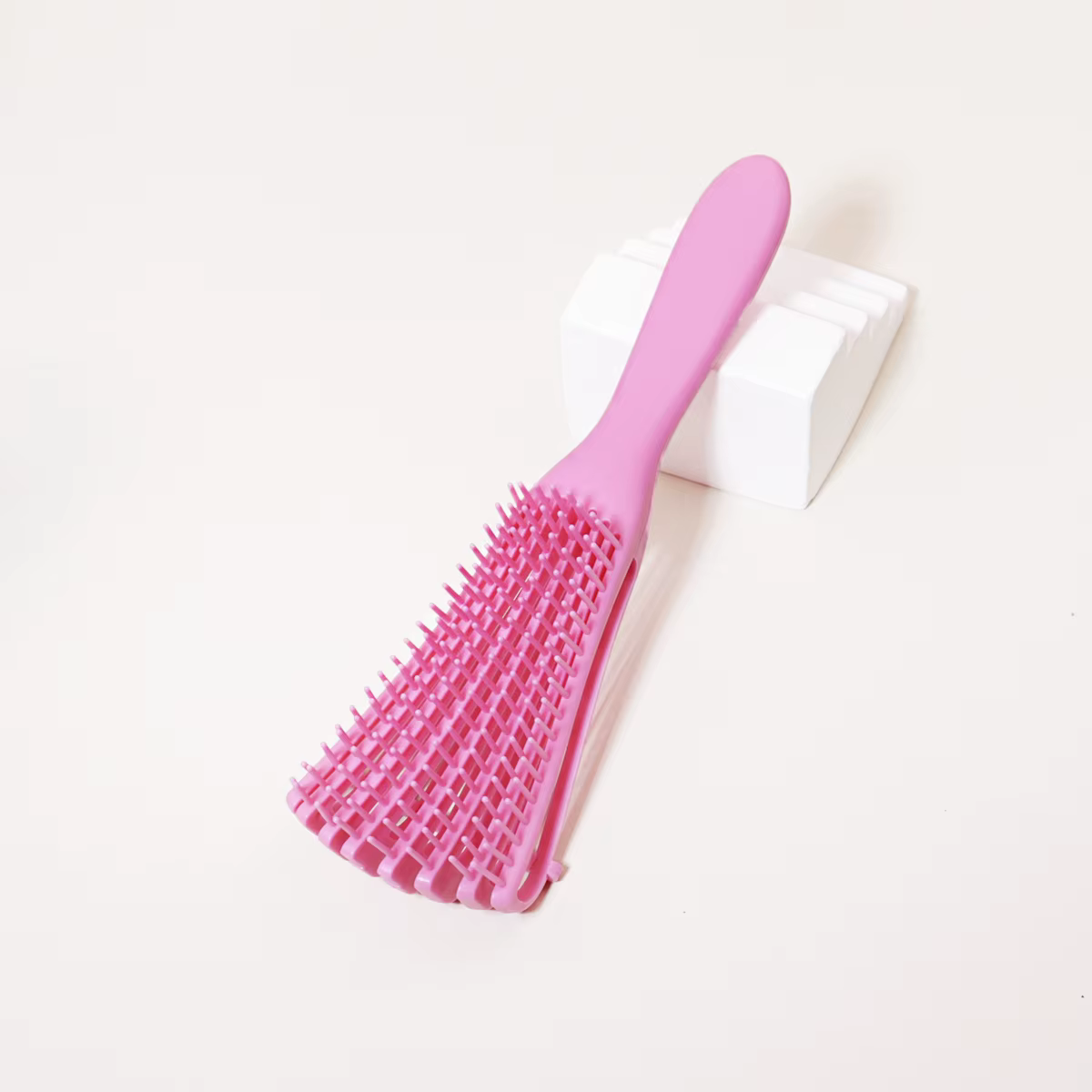 Brosse de massage du cuir chevelu, brosse à cheveux antistatique pour boucles humides, outil de coif