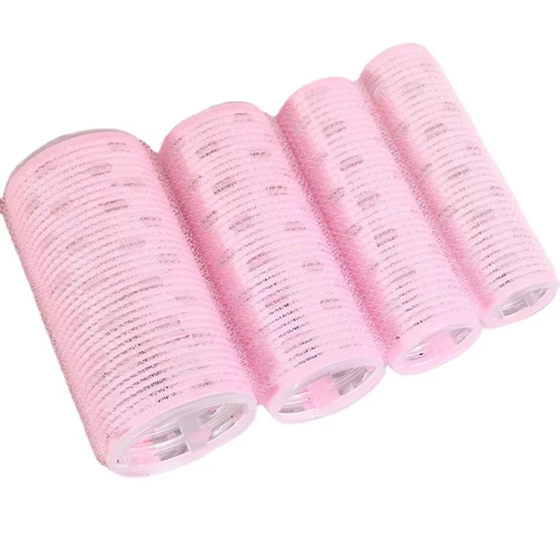 1pc grands bigoudis auto-adhésifs coiffure usage domestique bricolage magique style rouleau rouleau 