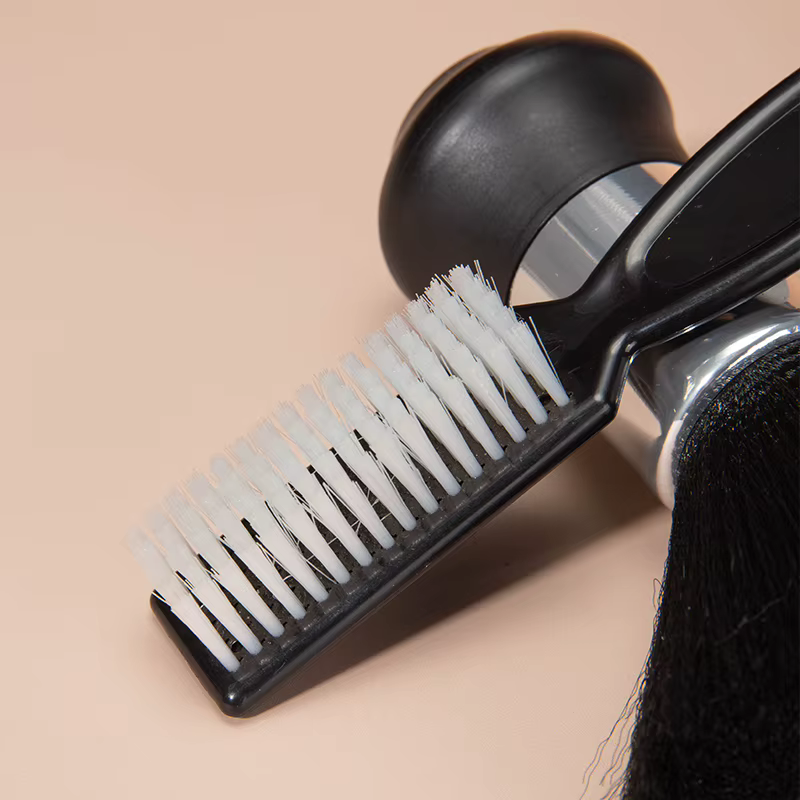 Coiffure brosse douce noir coiffure balayage cou nettoyage des cheveux Duster coupe de cheveux annea