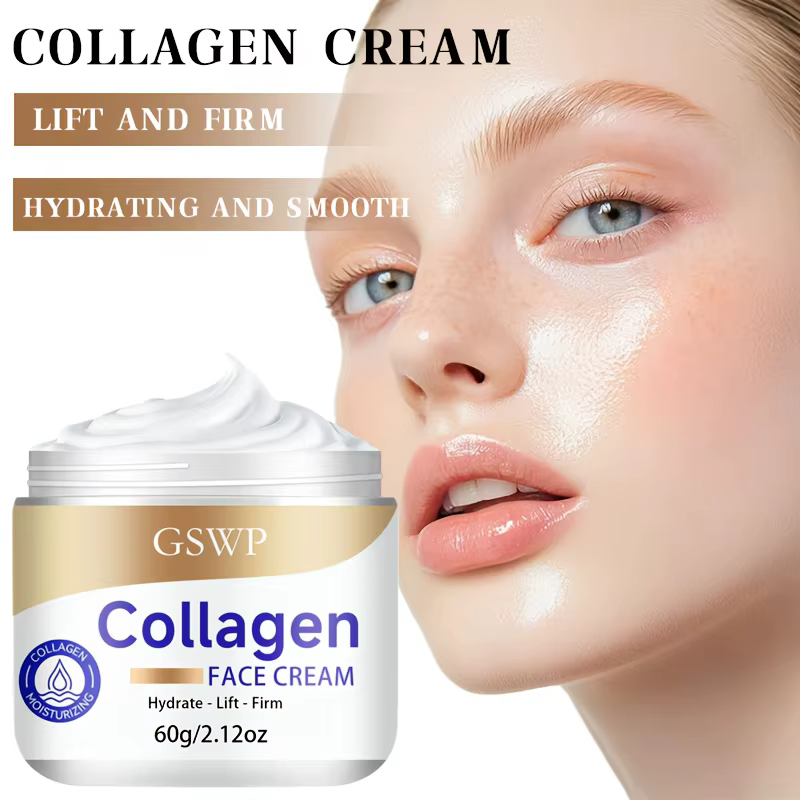 Ensemble crème et sérum hydratants au collagène GSWP : hydrate en profondeur