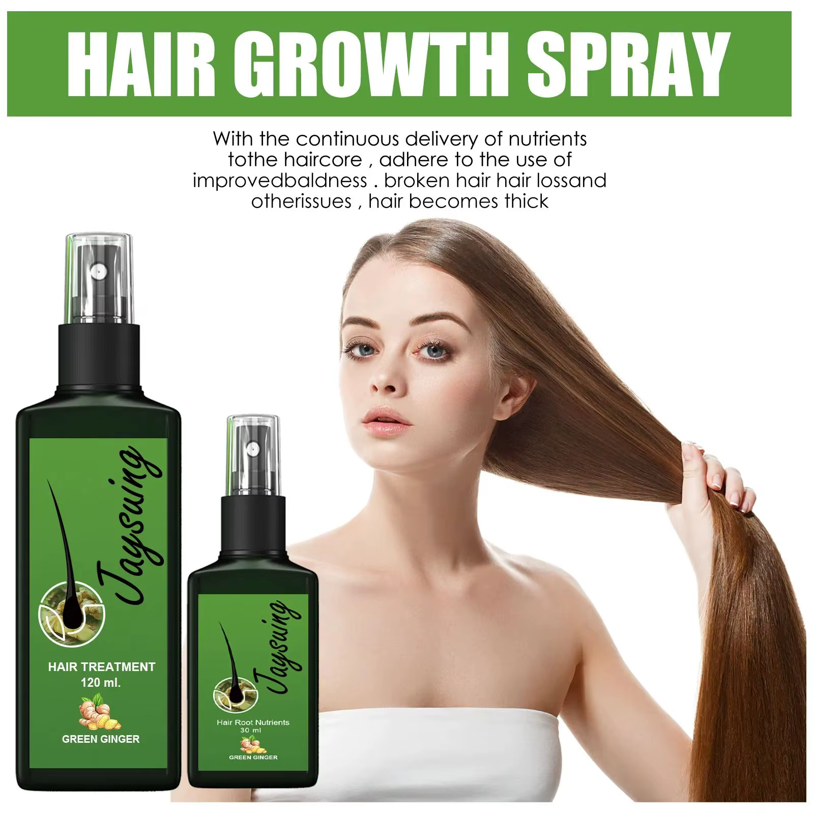 Spray de croissance des cheveux