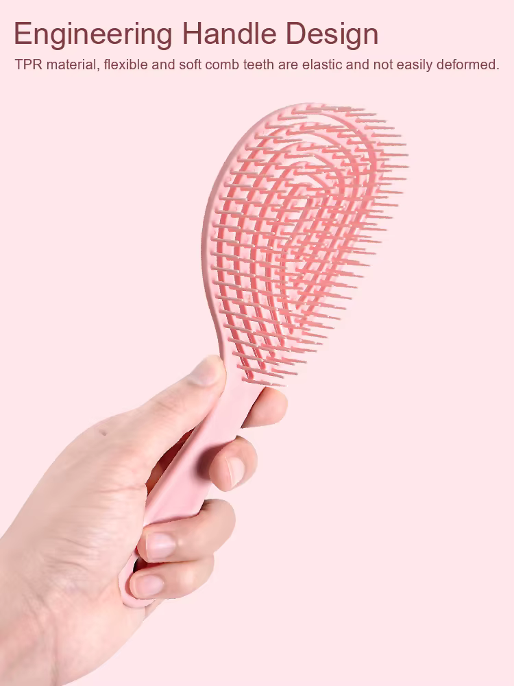 Brosse à cheveux creuse – Peigne de Massage du cuir chevelu à séchage rapide
