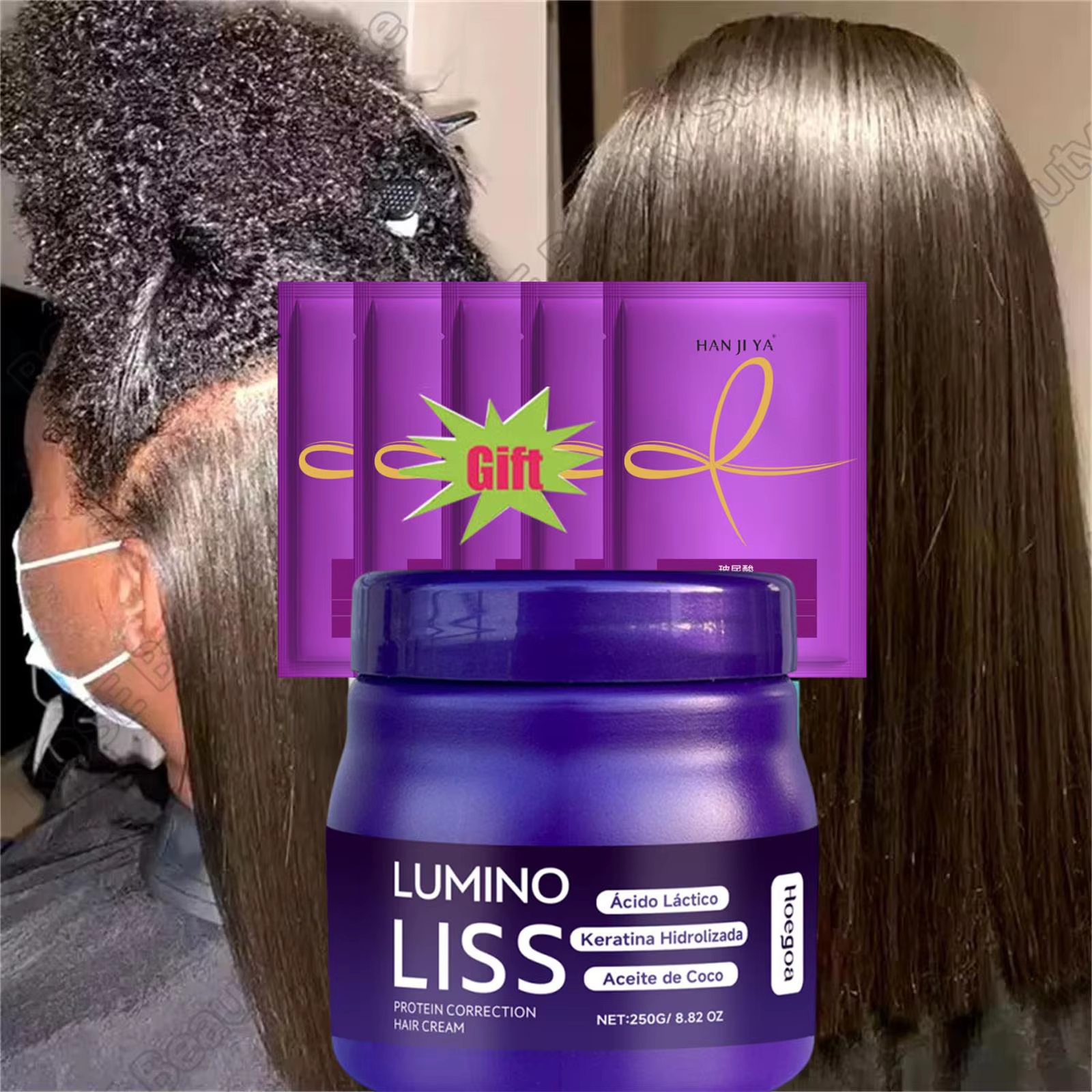 Crème lissante aux protéines