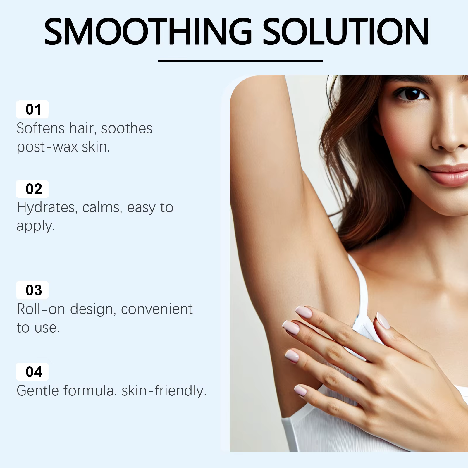 Sérum pour cheveux incarnés pour zone de Bikini aisselles bras jambes traitement