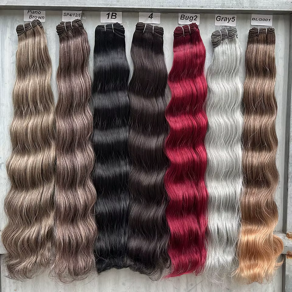 Magicae mettre en évidence blond 27/613 200 grammes Bio corps vague cheveux paquets 30 pouces brun M816 argent blanc