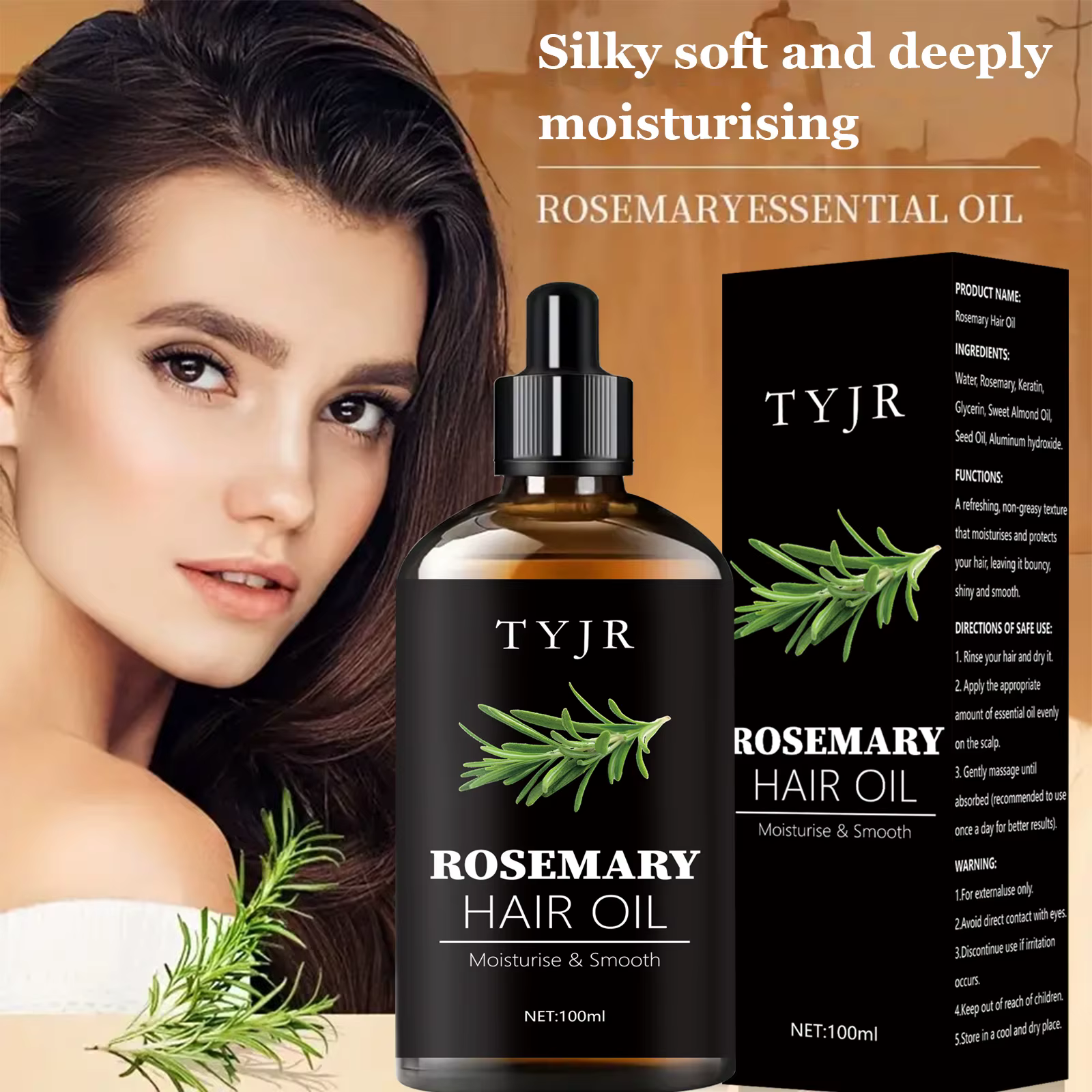 L'huile capillaire au romarin 100ML