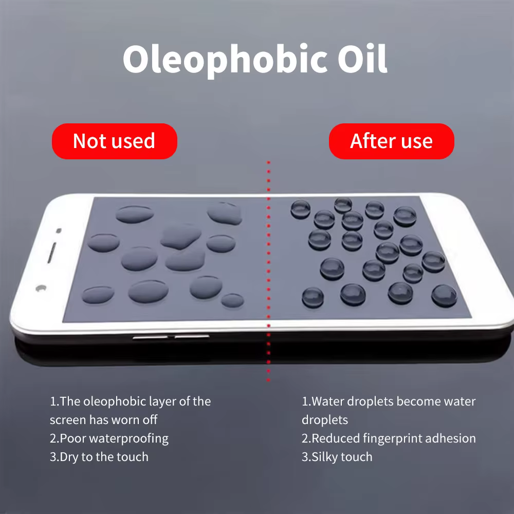 Huile oléophobe de 20ML pour la solution d'élimination des rayures de téléphone de machine de polissage