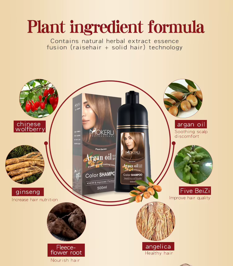 Shampoing à l'huile d'argan pour document capillaire