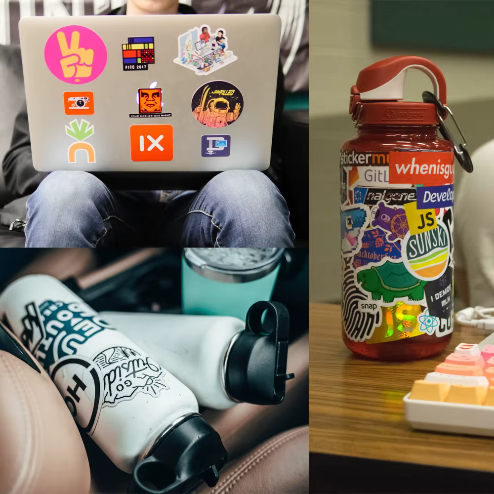Autocollant avec Logo de marque pour ski, Skateboard, guitare, ordinateur portable, vélo, jouets pour enfants, 60 pièces