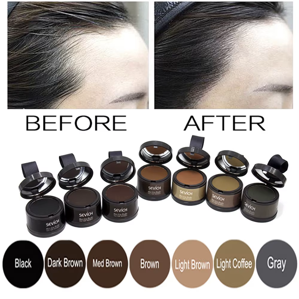 Poudre d'ombre à cheveux