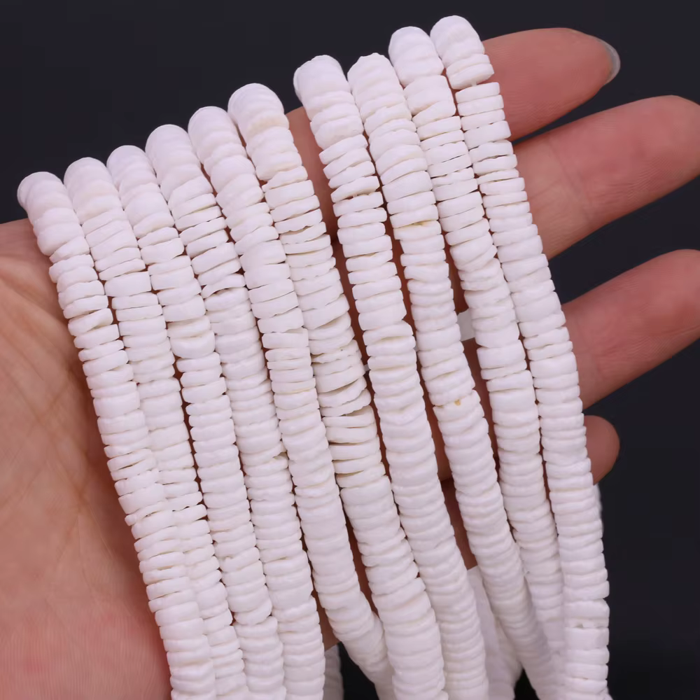 Perles d'isolation en nacre naturelle, pour la fabrication de bijoux, collier, Bracelet, boucle d'oreille, artisanat, couture, accessoire artisanal