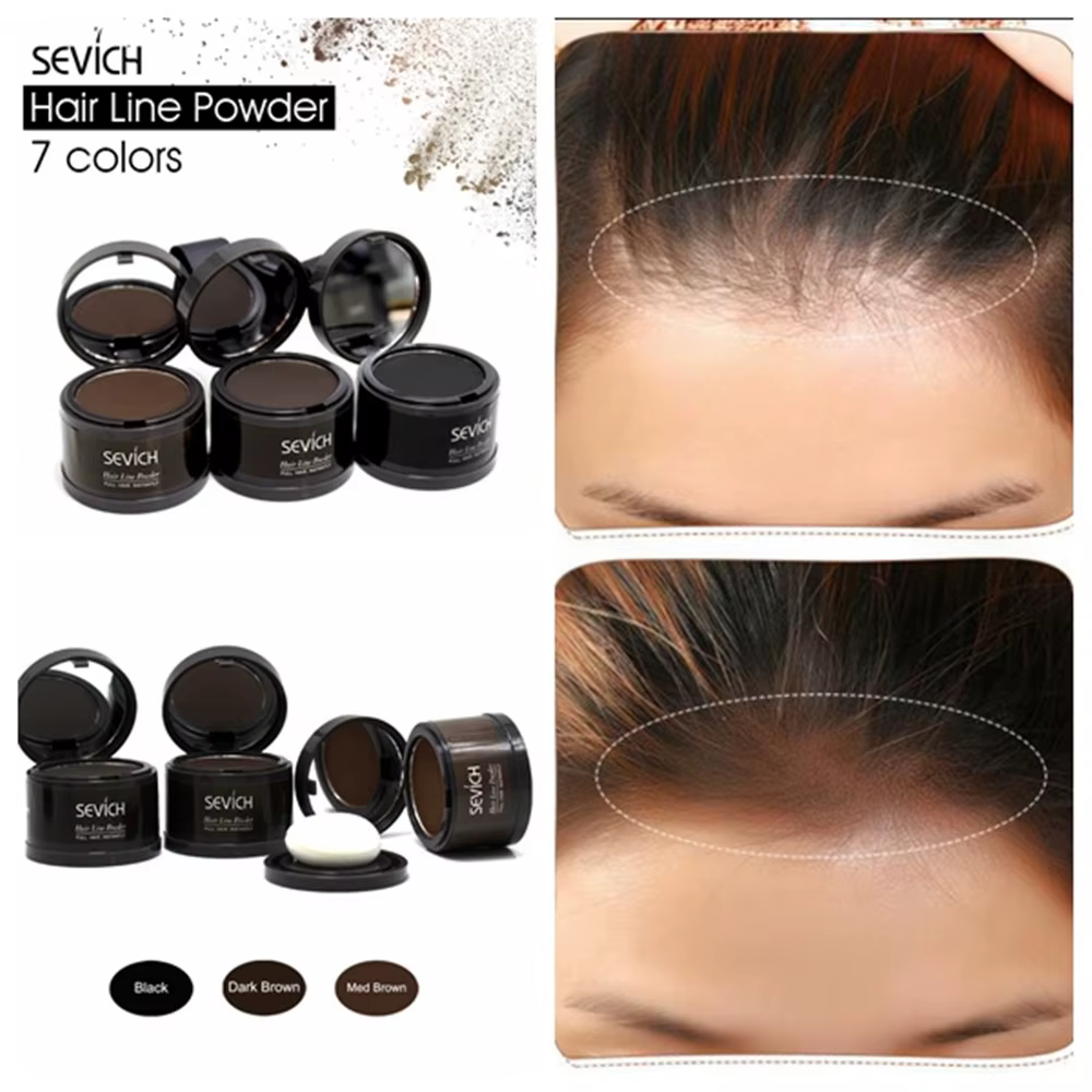 Poudre d'ombre à cheveux