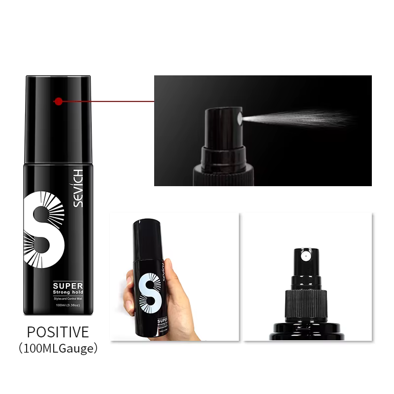 Sevich 100ml mode coiffure Spray usage quotidien unisexe forte fixation cheveux construction fibre rapide jetable
