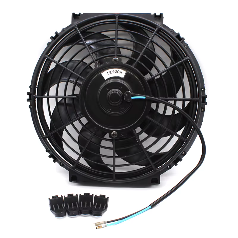 Ventilateur de refroidissement électrique universel 12V 120W pour radiateur moteur 12 pouces, refroidisseur d'huile, ventilateur de refroidissement moteur électrique à poussée et traction