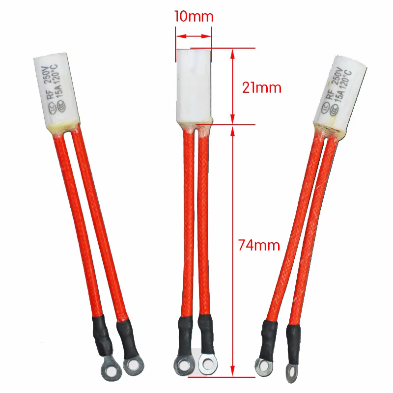 Robinet chauffe-eau électrique instantané, 2 pièces, protection contre la surchauffe, interrupteur de contrôle de la température, 250V 15a, 120 degrés