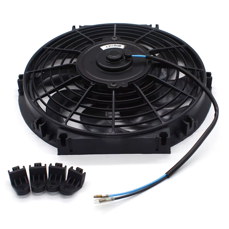 Ventilateur de refroidissement électrique universel 12V 120W pour radiateur moteur 12 pouces, refroidisseur d'huile, ventilateur de refroidissement moteur électrique à poussée et traction