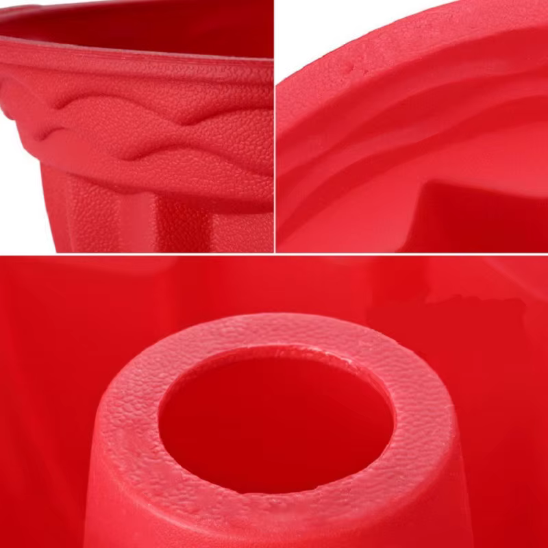 Moule à gâteaux en Silicone en spirale, creux, à pain, doux et facile à enlever, ustensiles de cuisine