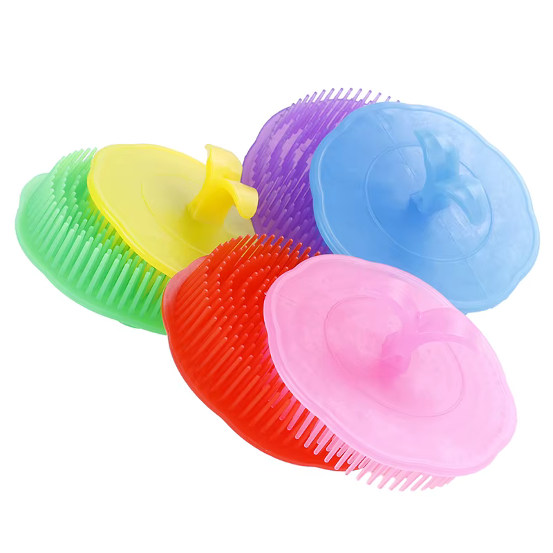 Brosse à shampooing anti-pelliculaire pour cuir chevelu