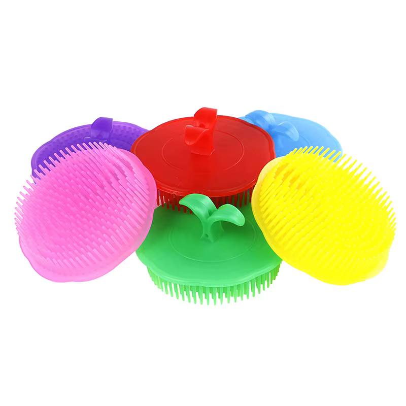 Brosse à shampooing anti-pelliculaire pour cuir chevelu