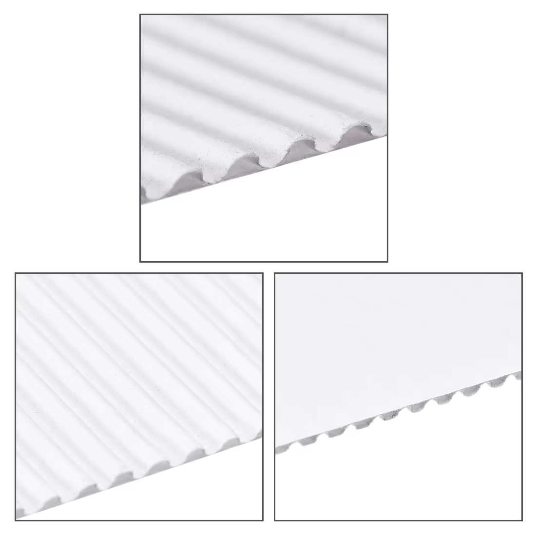 Uxcell – feuilles de papier carton ondulé blanc, 7.87x11.86 pouces, pour projets d'artisanat et de bricolage, 10 pièces