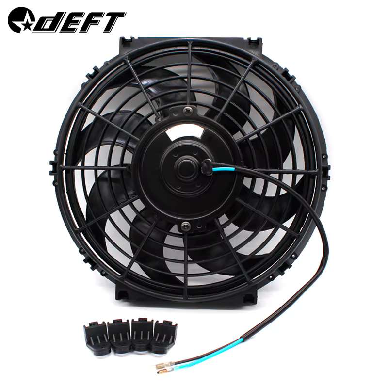 Ventilateur de refroidissement électrique universel 12V 120W pour radiateur moteur 12 pouces, refroidisseur d'huile, ventilateur de refroidissement moteur électrique à poussée et traction