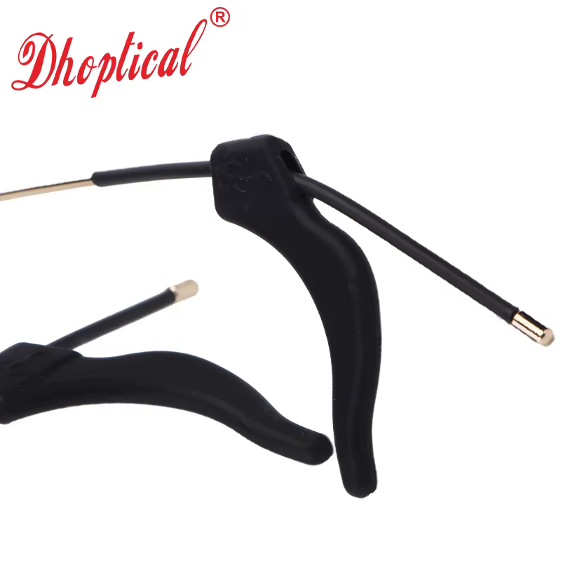 100 pièces temple de lunettes, pointes de temple de sport lunettes en silicone temple éviter les lunettes glisser en gros