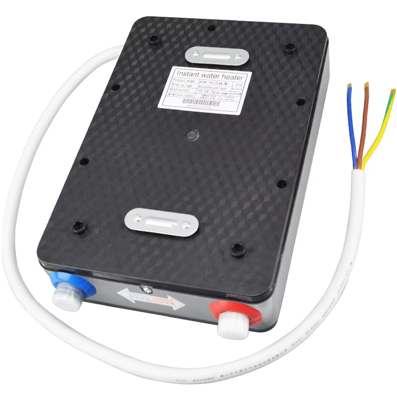 Chauffe-eau électrique instantané 6500W 220V, Thermostat, débit, salle de bains, cuisine instantanée, douche chaude