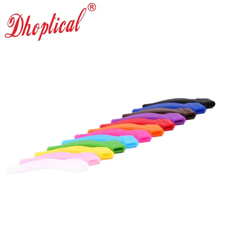 100 pièces temple de lunettes, pointes de temple de sport lunettes en silicone temple éviter les lunettes glisser en gros