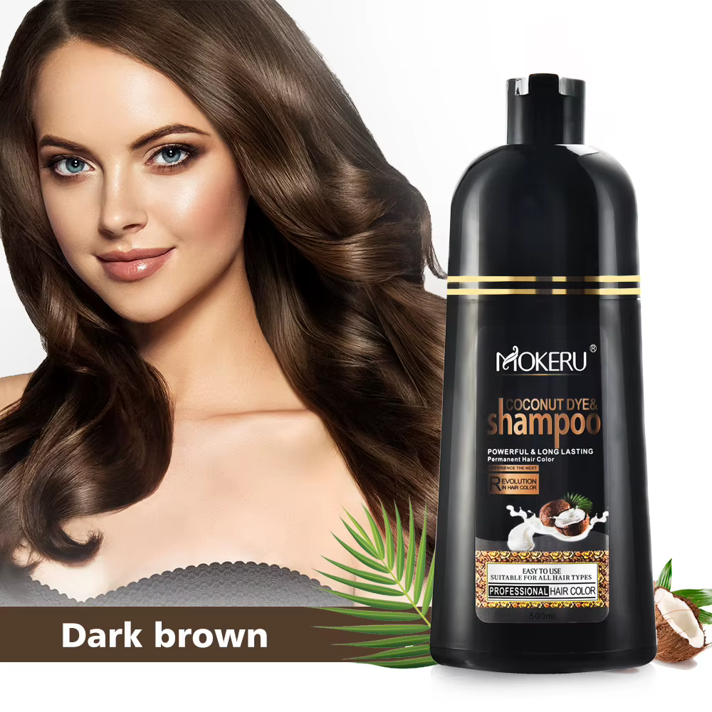 Shampoing à teinture de noix de coco