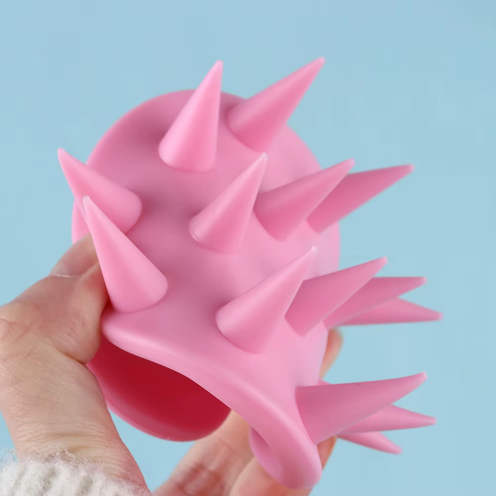 Silicone shampooing cuir chevelu masseur de cheveux