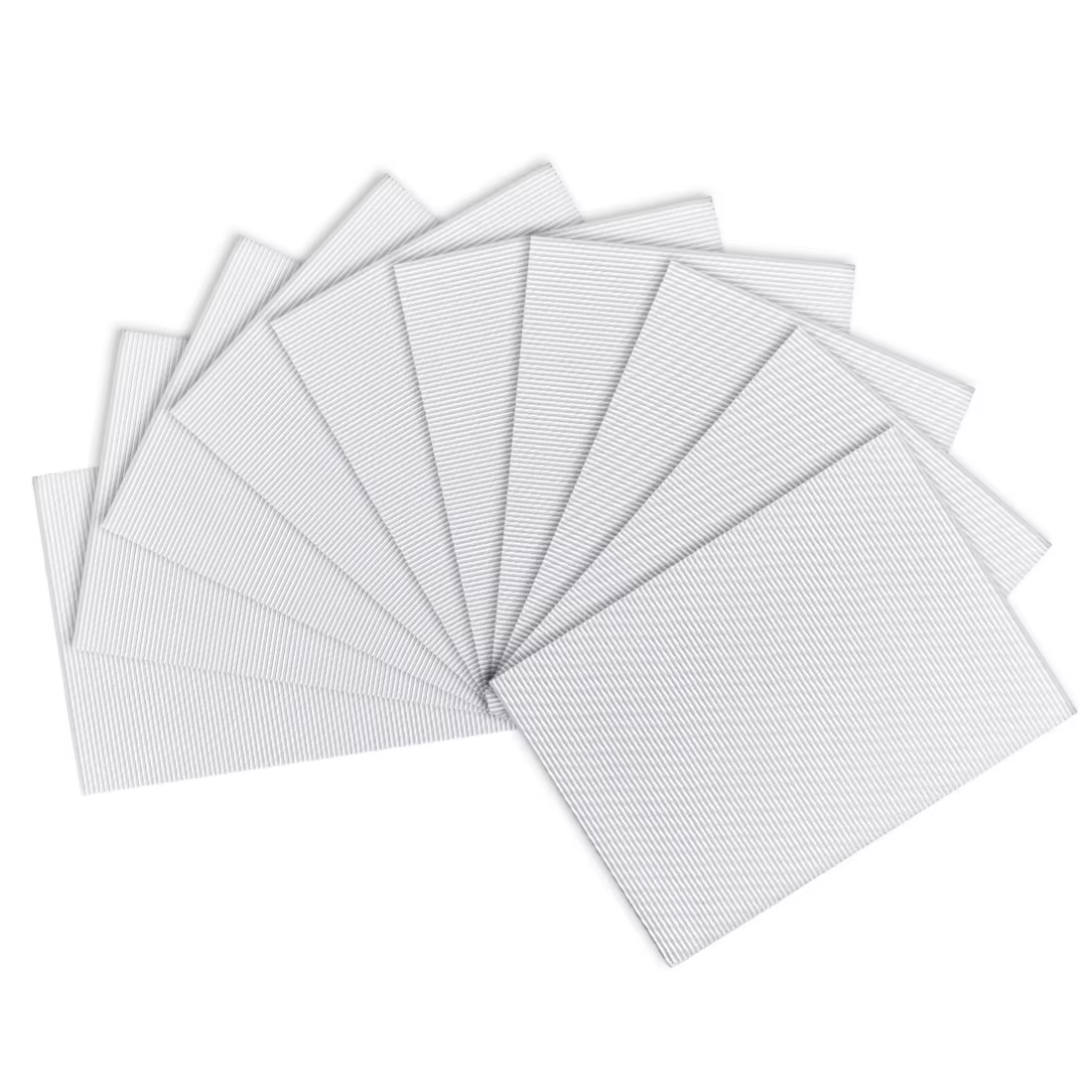 Uxcell – feuilles de papier carton ondulé blanc, 7.87x11.86 pouces, pour projets d'artisanat et de bricolage, 10 pièces