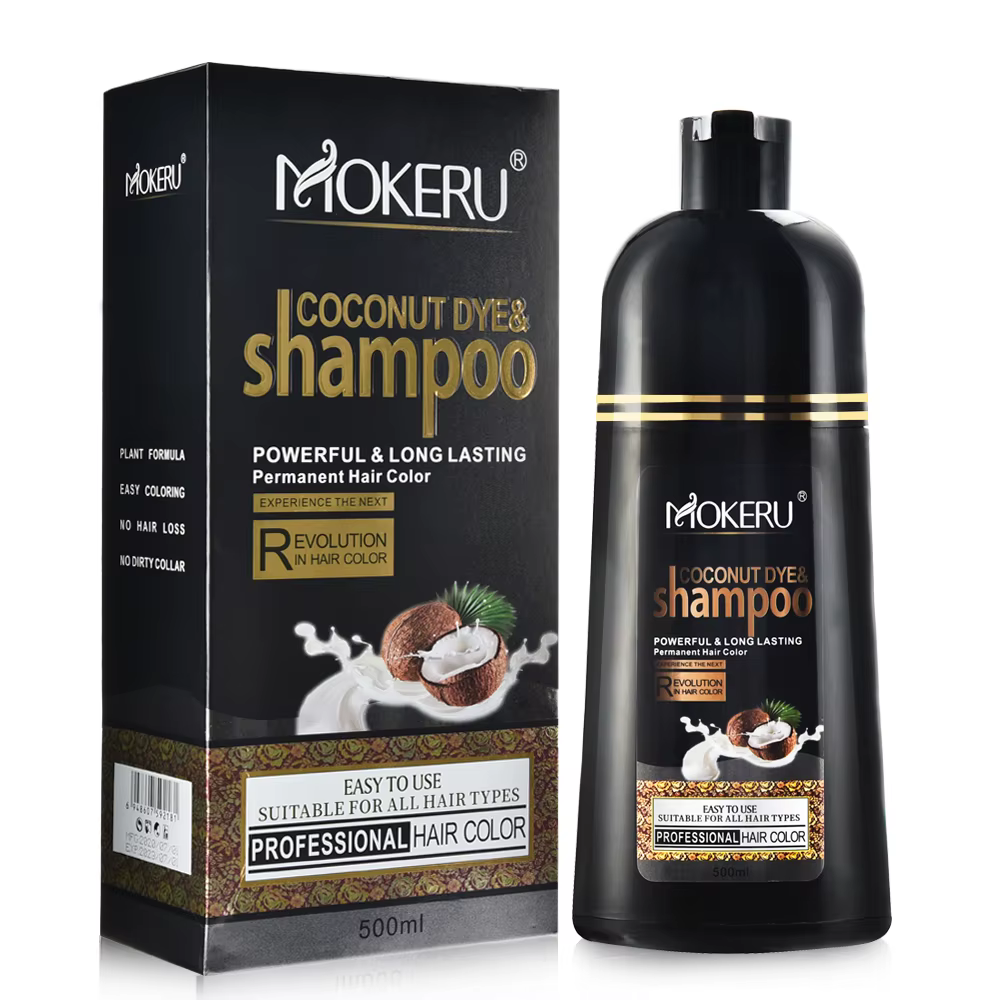 Shampoing à teinture de noix de coco