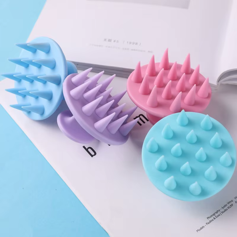 Silicone shampooing cuir chevelu masseur de cheveux