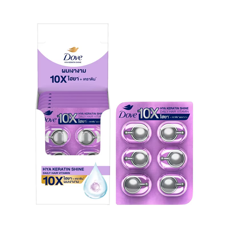Capsules d'huile capillaire thaïlandaise Dove