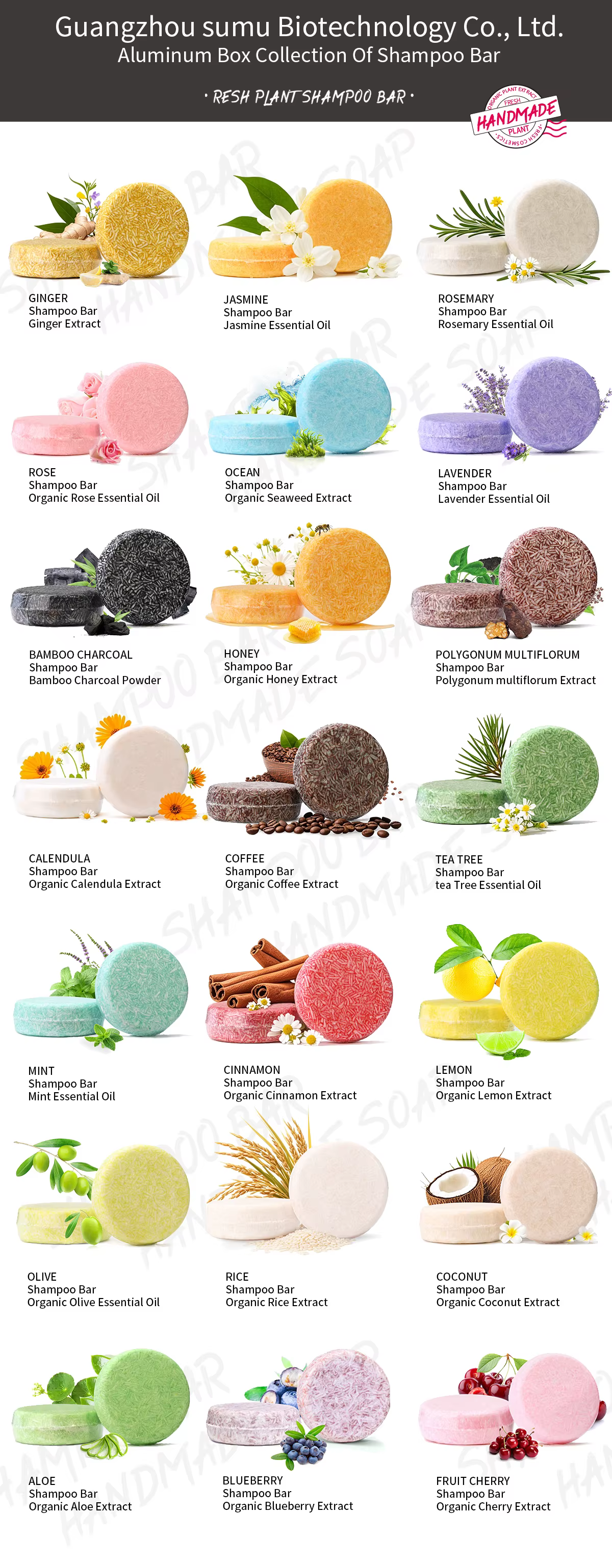 Savon shampoing solide au gingembre