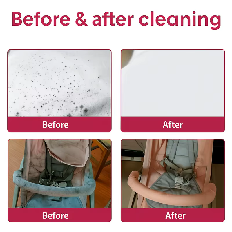 Nettoyant anti-taches pour vêtements sans eau - Action rapide, nettoyage en profondeur avec une puissante pénétration, adapté aux vêtements, aux meubles, à la literie, aux tapis, aux rideaux, etc. Pas
