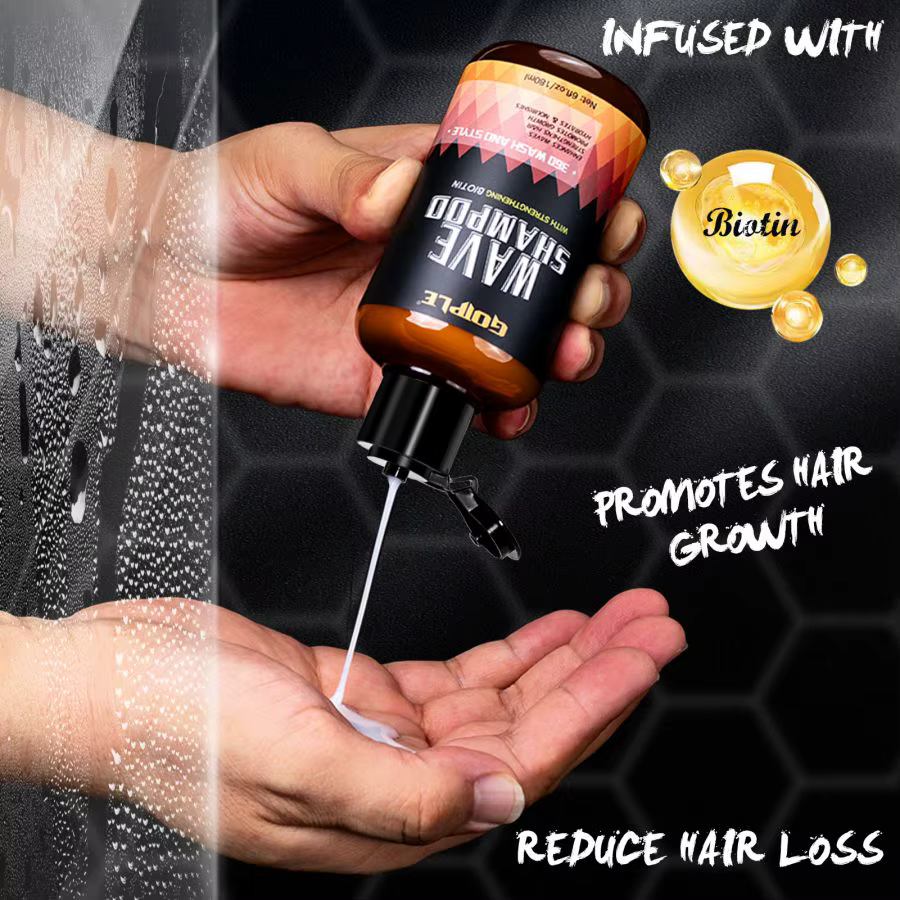 Kit de shampoing de lavage Wave Pomade 360 pour hommes
