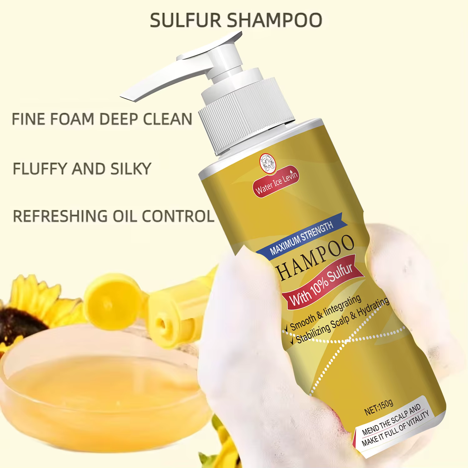 Shampoing au soufre 10% de force maximale – Lissant