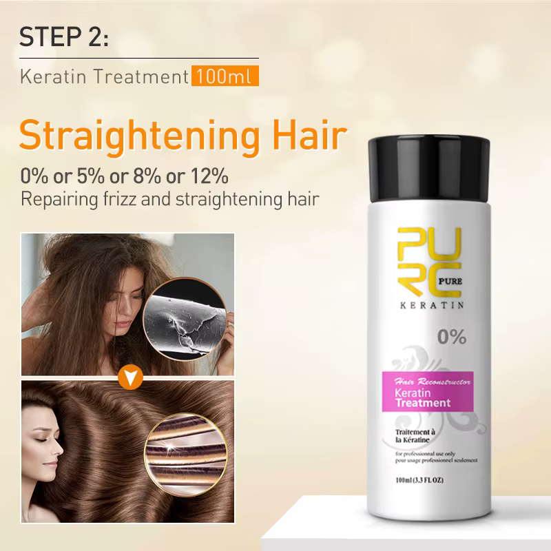 PURC – ensemble de shampoing brésilien à la kératine