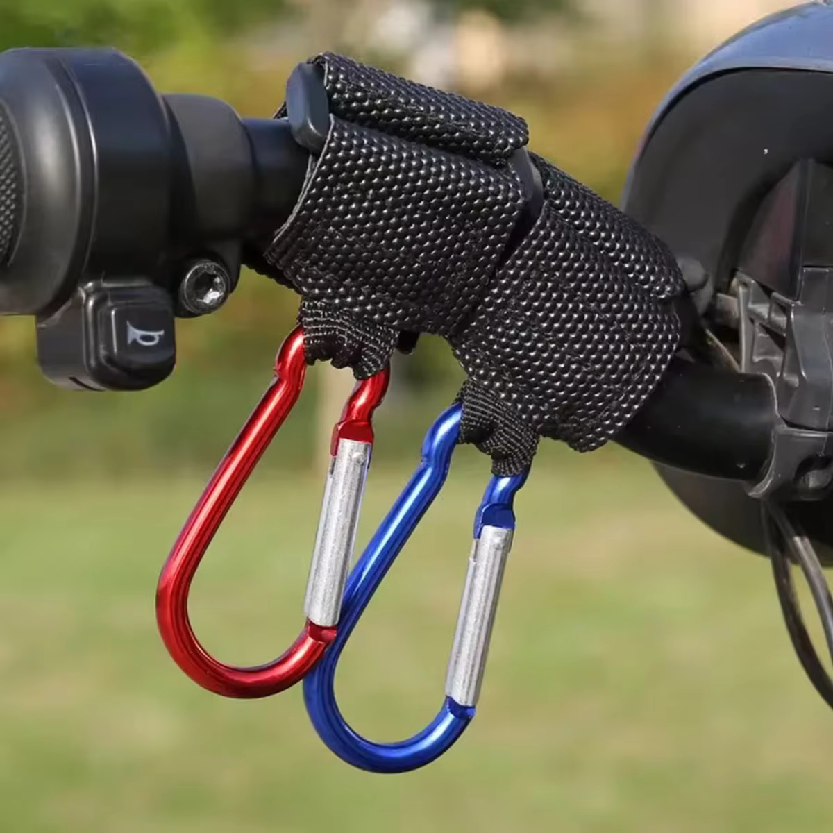 Crochet de suspension pour moto avec crochets de verrouillage pour autocycles, vélos, véhicules électriques, rangement de casque, accessoires de guidon