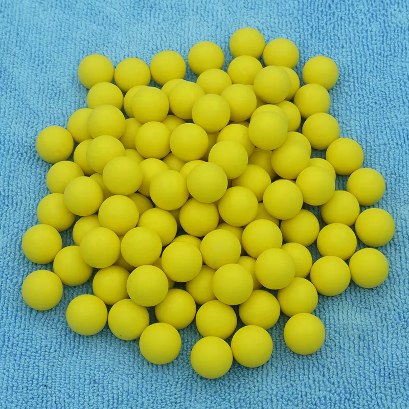 100 X. 68 Cal Paintball pour l'autodéfense et la pratique, munitions de calibre. 68 réutilisables, IkQurtile en caoutchouc solide adapté pour T4E HDR