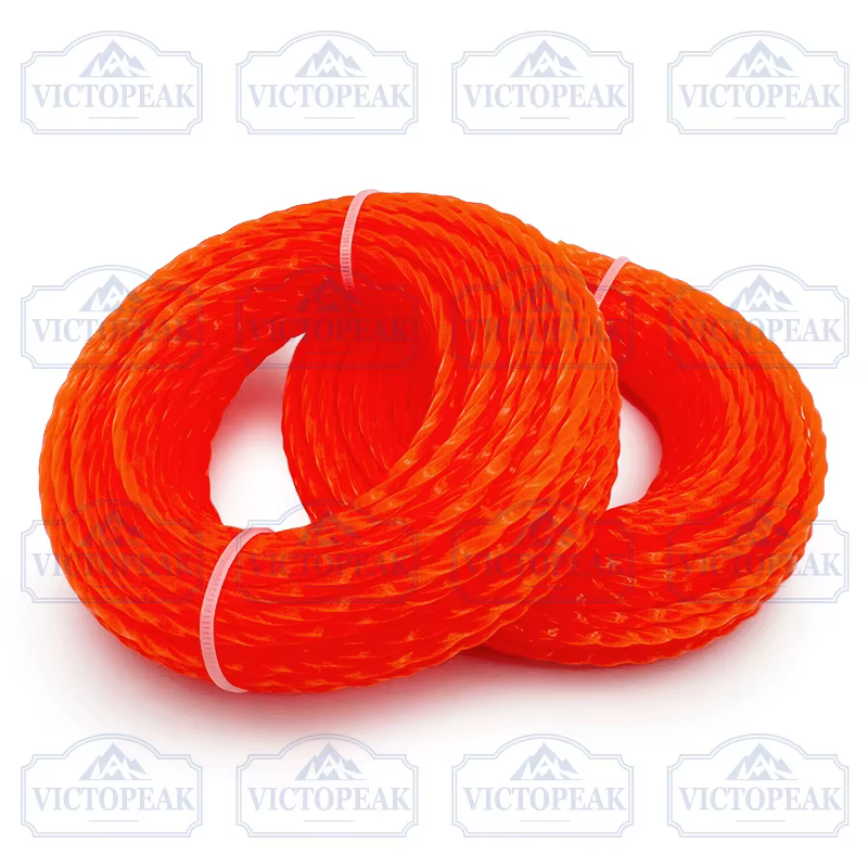 Ligne de coupe torsadée 3,0 mm 15 m pour outil électrique de jardin coupe gazon débroussailleuse
