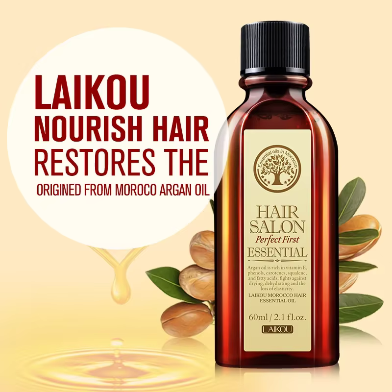 Laikou huile essentielle d'argan pour cheveux