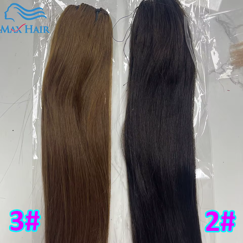Extensions de cheveux naturels en plumes