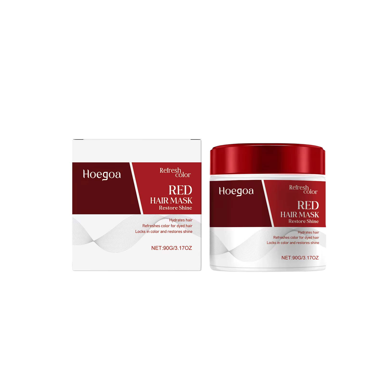 Masque capillaire au collagène pour supplément de couleur de cheveux rouge bleu brun nourrir en profondeur